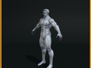 realistic male body 3D 모델