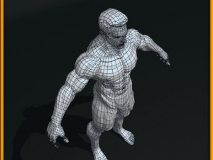 realistic male body 3D 모델