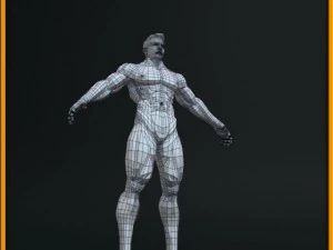 realistic male body 3D Model