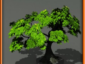 tree set 01 Modelo 3D