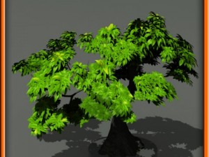 tree set 01 Modelo 3D