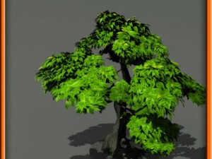 tree set 01 Modelo 3D
