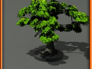 tree set 01 Modelo 3D