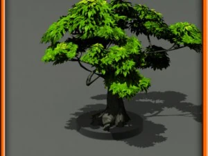 tree set 01 3D Model