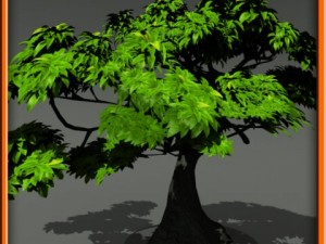 tree set 01 Modelo 3D