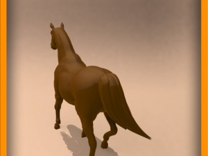 horse animated 3Dモデル