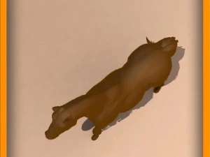 animasi kuda Model 3D