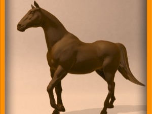 horse animated 3Dモデル