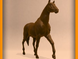horse animated 3Dモデル