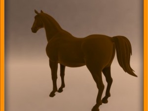 horse animated 3Dモデル