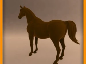 animasi kuda Model 3D