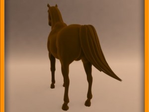 horse animated 3Dモデル