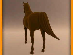 animasi kuda Model 3D