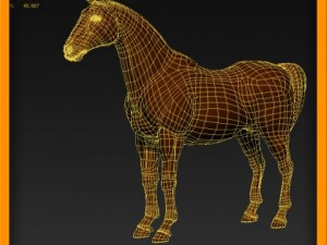 horse animated 3D Model