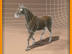 animasi kuda Model 3D