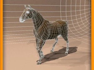 animasi kuda Model 3D