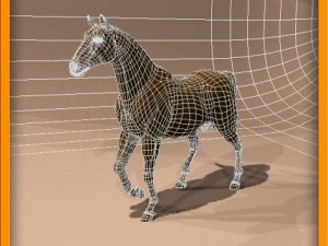 horse animated 3Dモデル