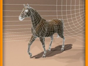 animasi kuda Model 3D