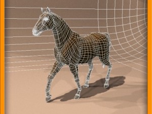 horse animated 3Dモデル