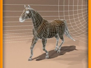 animasi kuda Model 3D