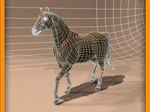animasi kuda Model 3D