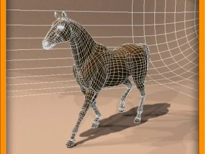 animasi kuda Model 3D