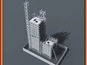 Building construction 3D Model
