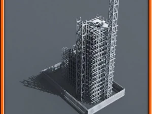 Building construction 3D Model