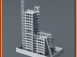Building construction 3D Model