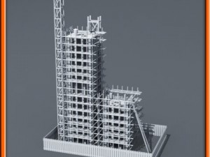 Building construction 3D Model