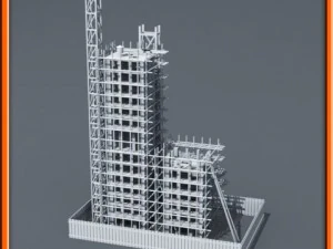 Building construction 3D Model