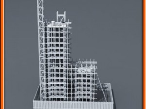 Building construction 3D Model