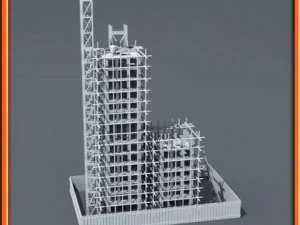 Building construction 3D Model