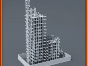 Building construction 3D Model