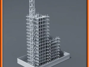 Building construction 3D Model