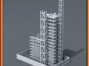 Building construction 3D Model