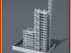 Building construction 3D Model