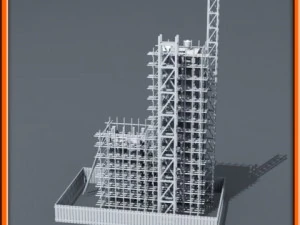 Building construction 3D Model