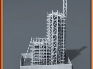 Building construction 3D Model