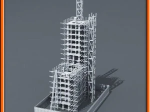 Building construction 3D Model