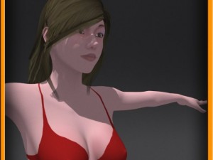 Realistic female body no rig 3D Model