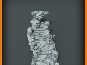generic stone stairs basemesh 3D मॉडल