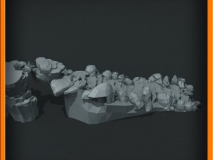 generic stone stairs basemesh 3D मॉडल