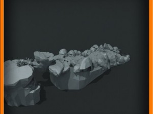 generic stone stairs basemesh 3D मॉडल