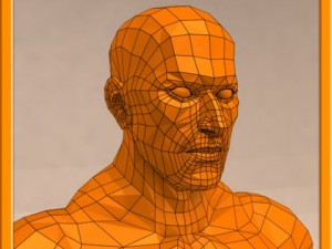 realistic male muscle 3D Model