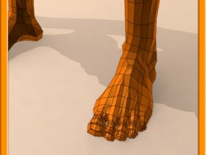 realistic male muscle 3D Model