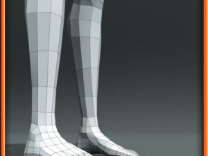 girl low poly base model Modello 3D
