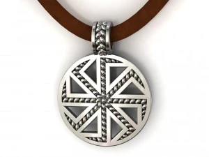 kolovrat kolyadnik ladinets slavic pendant amulet 3D Print Model