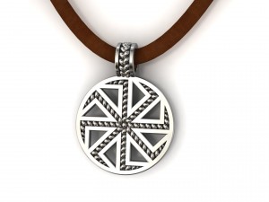 kolovrat kolyadnik ladinets slavic pendant amulet 3D प्रिंट मॉडल