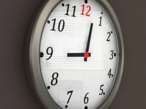 wall clock 3D Model